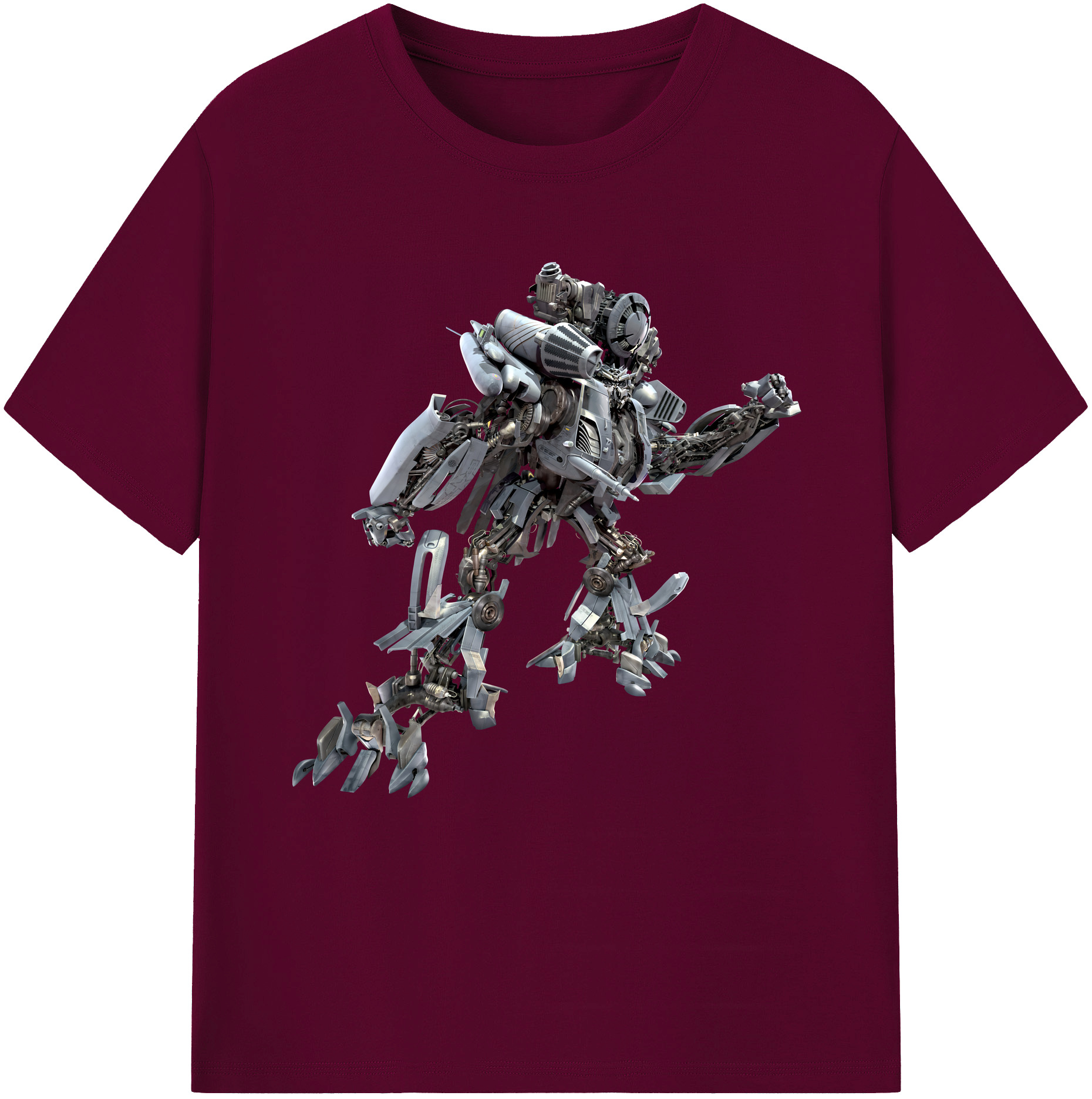 （画像用） Transformers トランスフォーマー レディースカジュアルプリントTシャツ（綿100％）